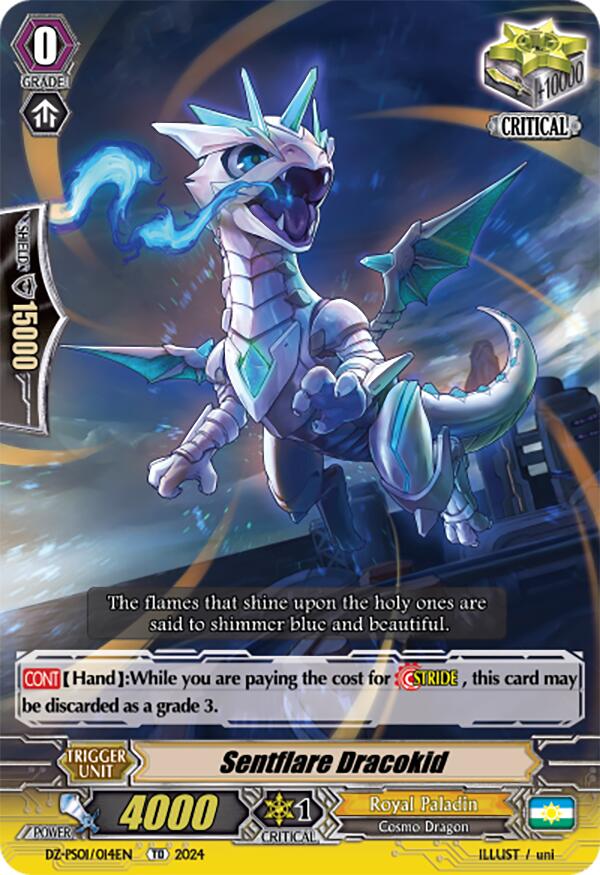 Sentflare Dracokid (DZ-PS01/014EN) [Premium Deckset "Jewel Knight"]