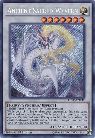 Ancient Sacred Wyvern [LC5D-EN239] Secret Rare