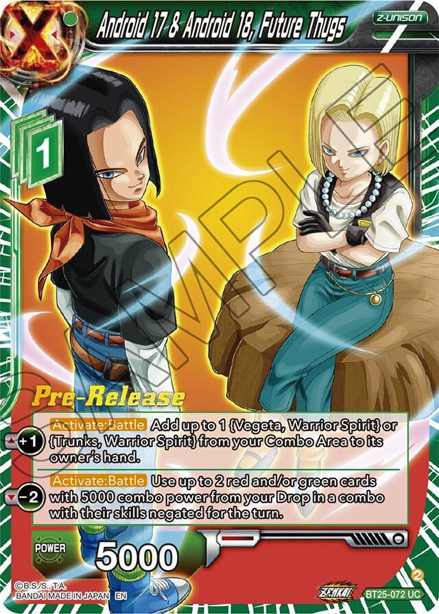 Android 17 & Android 18, Future Thugs (BT25-072) [Legend of the Dragon Balls Prerelease Promos] (ONLINE ORDER ONLY)