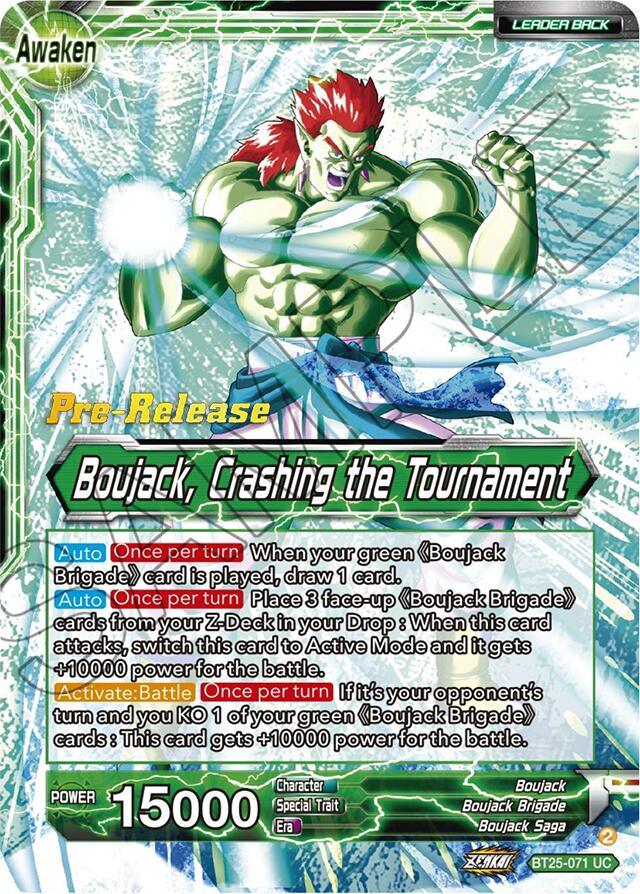 Boujack Brigade // Boujack, Crashing the Tournament (BT25-071) [Legend of the Dragon Balls Prerelease Promos] (ONLINE ORDER ONLY)