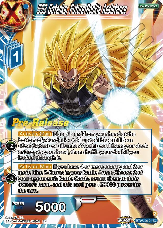 SS3 Gotenks, Future Rookie Assistance (BT25-042) [Legend of the Dragon Balls Prerelease Promos] (ONLINE ORDER ONLY)