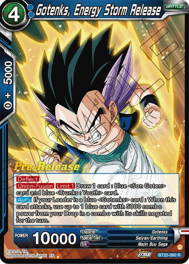 Gotenks, Energy Storm Release (BT25-060) [Legend of the Dragon Balls Prerelease Promos] (ONLINE ORDER ONLY)