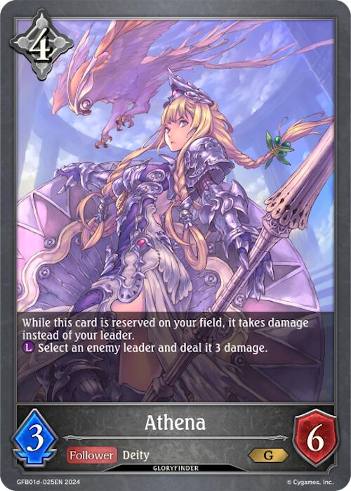 Athena (GFB01d-025EN) [Gloryfinder Bundle 01: Guide to Glory]