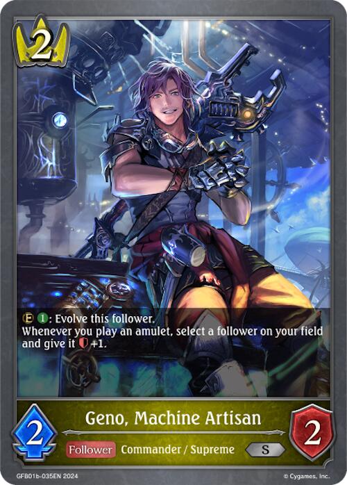 Geno, Machine Artisan (GFB01b-035EN) [Gloryfinder Bundle 01: Guide to Glory]