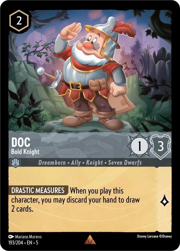 Doc - Bold Knight (193/204) [Shimmering Skies] (ONLINE ORDER ONLY)