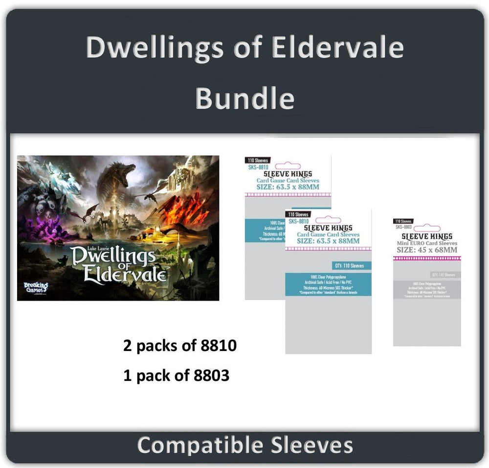 "Dwellings of Eldervale" Compatible Card Sleeve Bundle (8803 X 1 + 8810 X 2) (ONLINE ORDER ONLY)