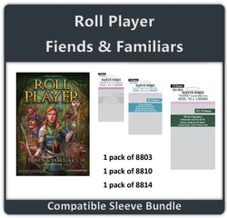 "ROLL PLAYER - Fiends & Familiars" Expansion Compatible Sleeve Bundle (8803 X 1 + 8810 X 1 + 8814 X 1) (ONLINE ORDER ONLY)