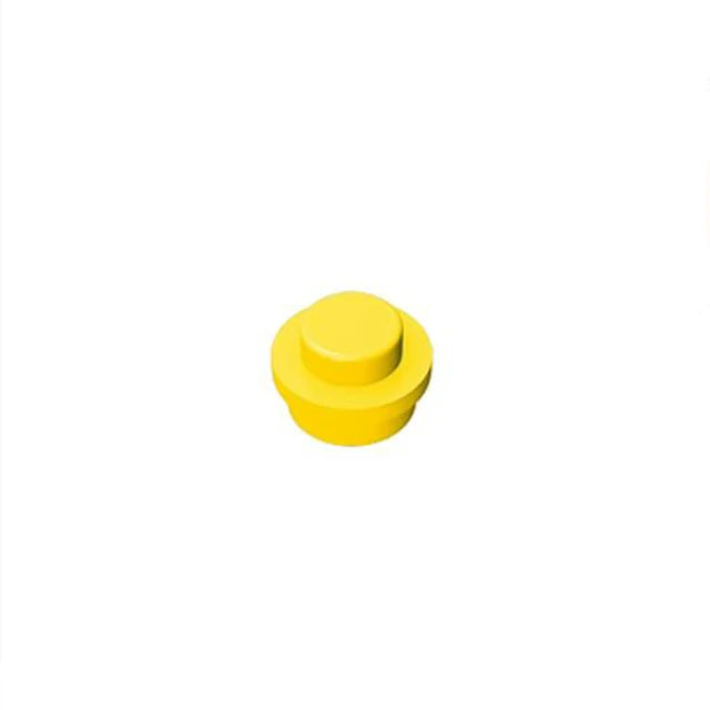 Yellow 4073 1x1 Round Plate Brick – Choose Quantity – LEGO® Compatible Bulk Lot (ONLINE ORDER ONLY)