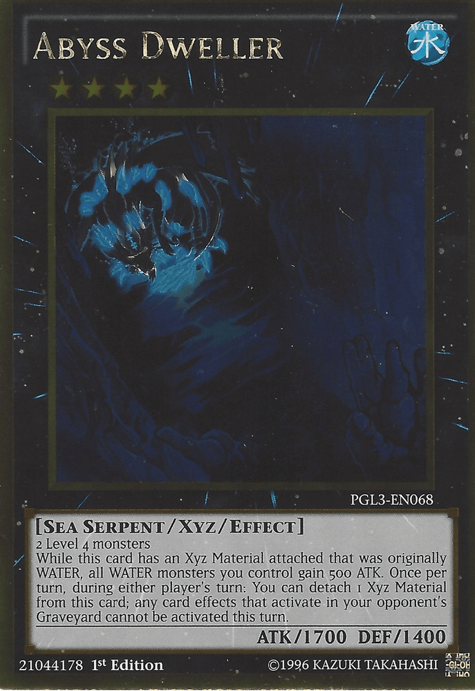 Abyss Dweller [PGL3-EN068] Gold Rare (ONLINE ORDER ONLY)