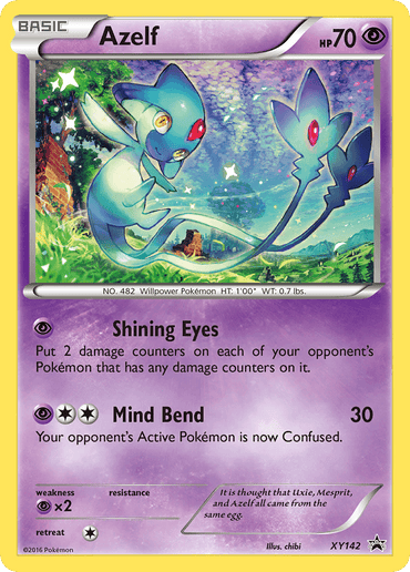 Azelf (XY142) [XY: Black Star Promos] (Online Only)