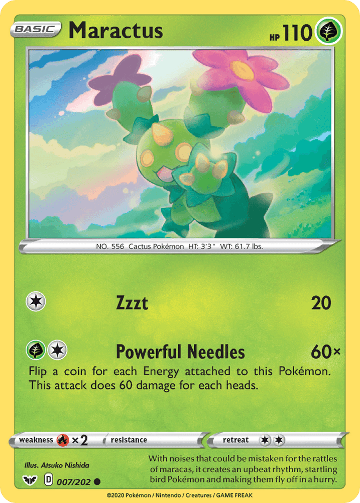 Maractus (007/202) [Sword & Shield: Base Set] (Online Only)