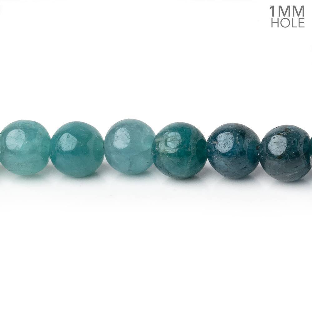5.5mm Grandidierite Plain Round Beads 16 inch 78 pieces AA 1mm Hole (ONLINE ORDER ONLY)
