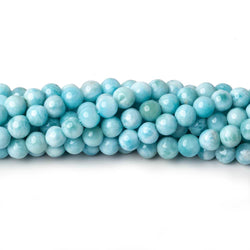 5.5mm Larimar plain rounds 15.5 inch 80 beads (ONLINE ORDER ONLY)