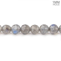 5.5mm Neon Blue flash Labradorite Faceted Rounds 18 inch 88 pieces 1mm Hole (ONLINE ORDER ONLY)