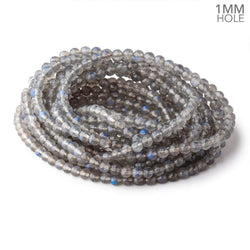 5.5mm Neon Blue flash Labradorite Faceted Rounds 18 inch 88 pieces 1mm Hole (ONLINE ORDER ONLY)