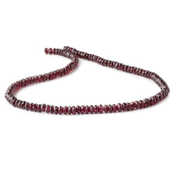 5.5mm Rhodolite Garnet Faceted Rondelle Beads 16 inch 142 pieces (ONLINE ORDER ONLY)