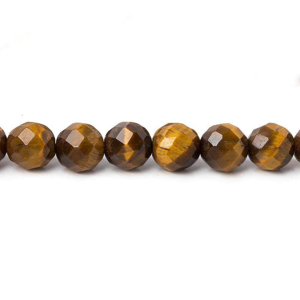 5.5mm Tiger's Eye Faceted Round Beads 14 inch 65 pieces (ONLINE ORDER ONLY)