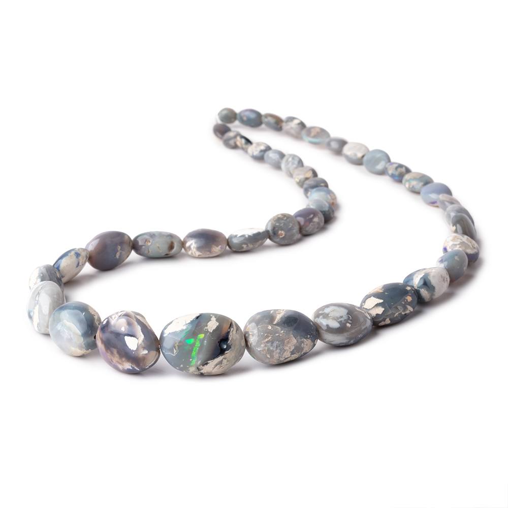 5.5x5-20x14mm Australian Opal Plain Nugget Beads 16 inch 35 pieces (ONLINE ORDER ONLY)