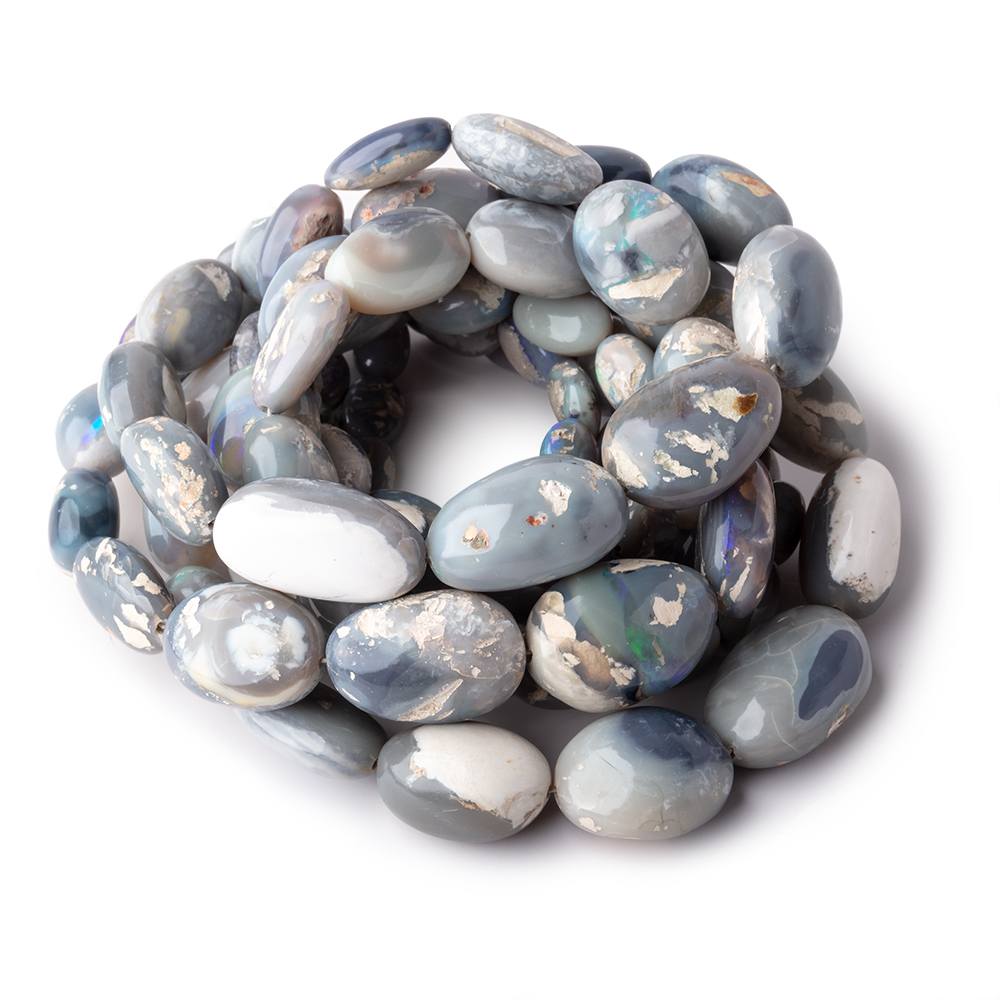 5.5x5-20x14mm Australian Opal Plain Nugget Beads 16 inch 35 pieces (ONLINE ORDER ONLY)