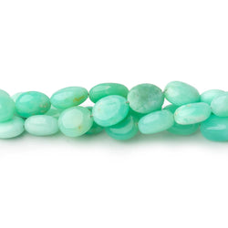 5.5x5-8x7mm Tanzanian Green Opal Plain Oval Beads 17.5 inch 62 pieces (ONLINE ORDER ONLY)