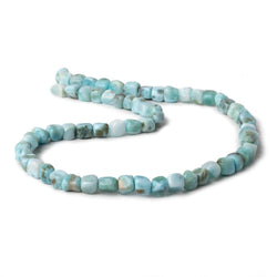 5.5x5.5-6x6mm Larimar plain cubed nuggets 15.5 inch 65 beads (ONLINE ORDER ONLY)