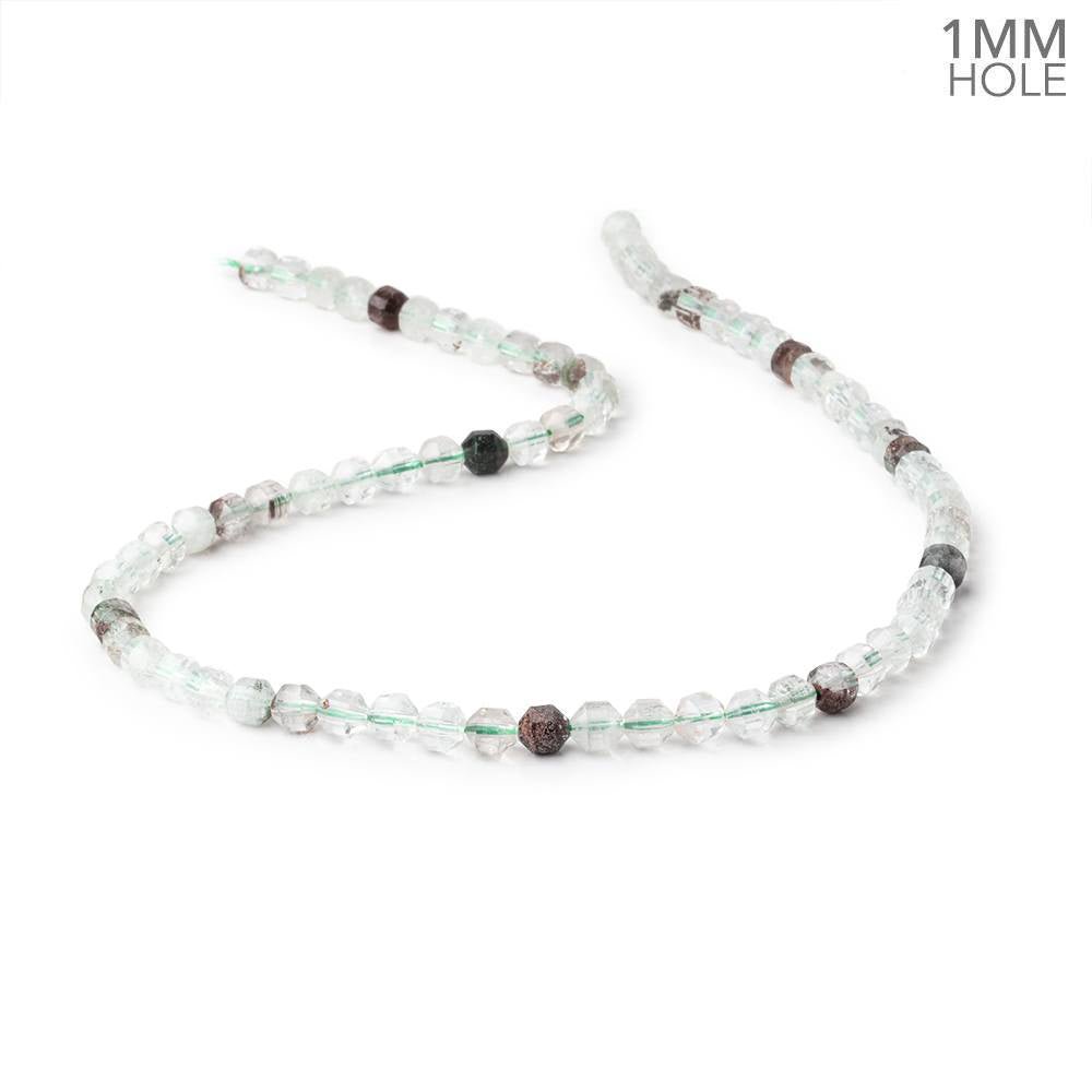 5.5x5mm Lodolite Energy Column Beads 15 inch 70 pieces 1mm Large Hole (ONLINE ORDER ONLY)