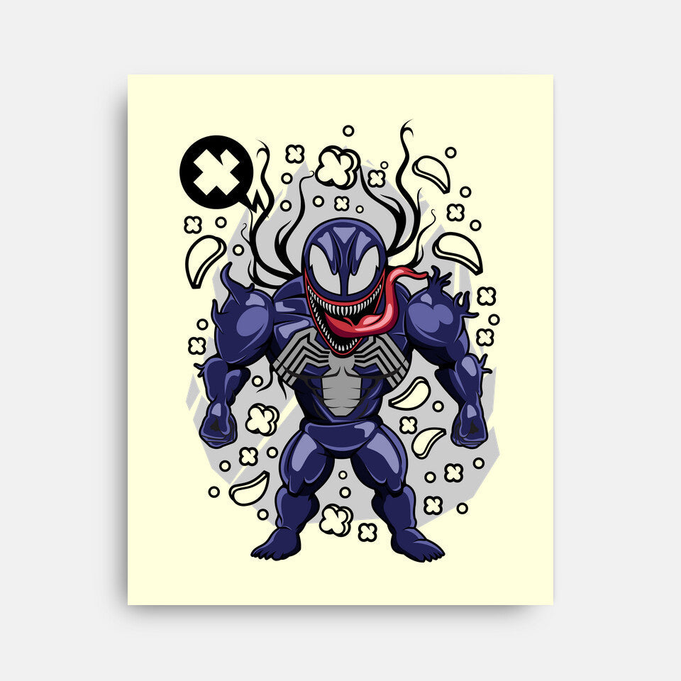 Cartoon Symbiote (Online Order Only)