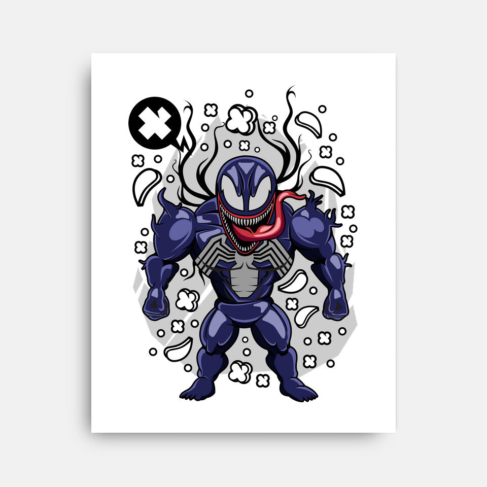 Cartoon Symbiote (Online Order Only)
