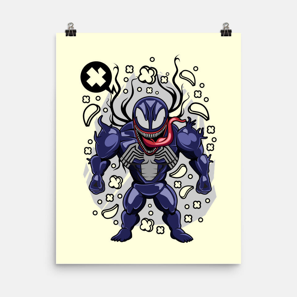 Cartoon Symbiote (Online Order Only)