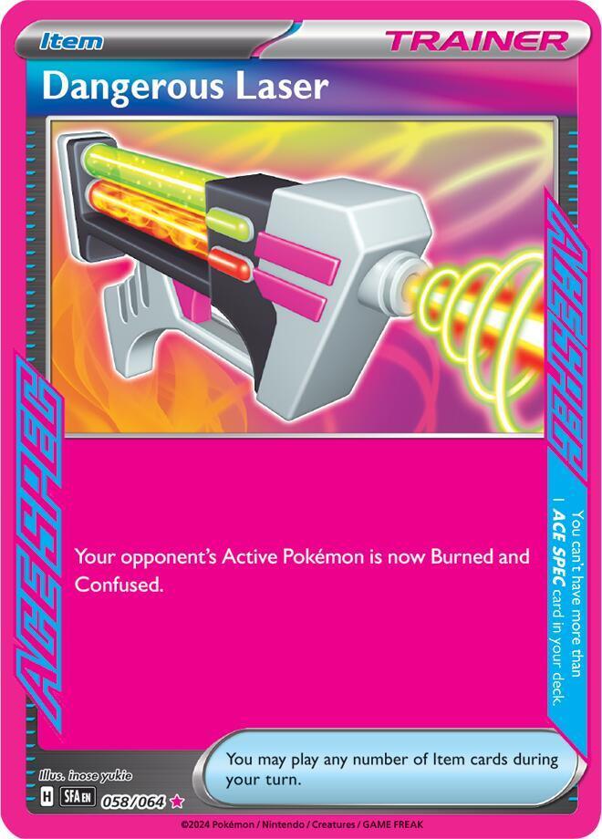 Dangerous Laser (058/064) [Scarlet & Violet: Shrouded Fable] (Online Only)
