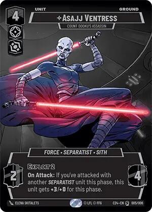 Asajj Ventress - Count Dooku's Assassin (2024 Convention Exclusive) (005/006) [Miscellaneous] (ONLINE ORDER ONLY)