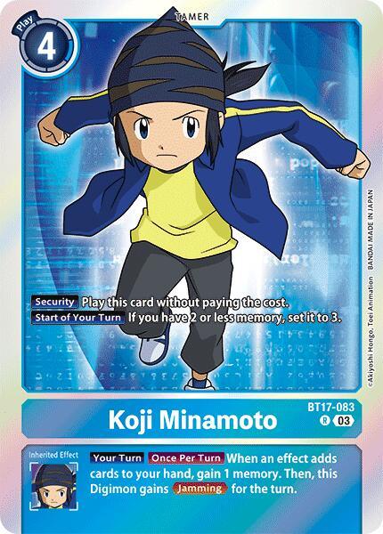 Koji Minamoto [BT17-083] [Secret Crisis] (ONLINE ORDER ONLY)