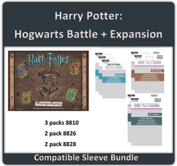 "Harry Potter: Hogwarts Battle" + Expansion Compatible Sleeve Bundle (8810 X 3 + 8826 X 2 + 8828 X 2) (ONLINE ORDER ONLY)