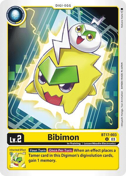 Bibimon [BT17-003] [Secret Crisis] (ONLINE ORDER ONLY)