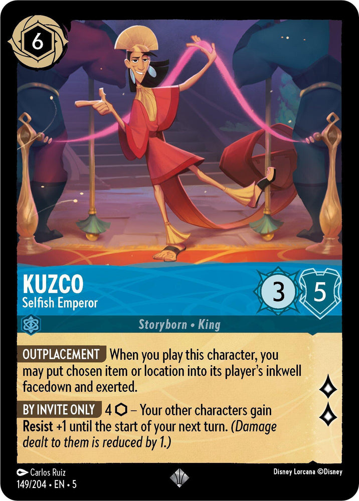 Kuzco - Selfish Emperor (149/204) [Shimmering Skies] (ONLINE ORDER ONLY)