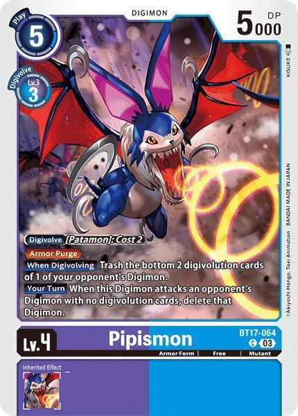 Pipismon [BT17-064] [Secret Crisis] (ONLINE ORDER ONLY)