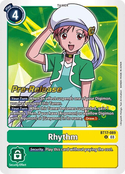 Rhythm [BT17-089] [Secret Crisis Pre-Release Cards] (ONLINE ORDER ONLY)