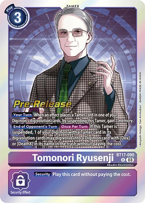 Tomonori Ryusenji [BT17-090] [Secret Crisis Pre-Release Cards] (ONLINE ORDER ONLY)
