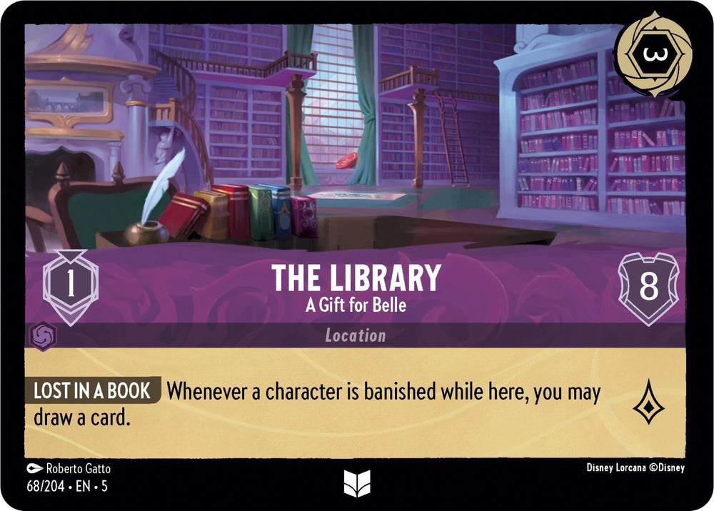 The Library - A Gift for Belle (68/204) [Shimmering Skies] (ONLINE ORDER ONLY)