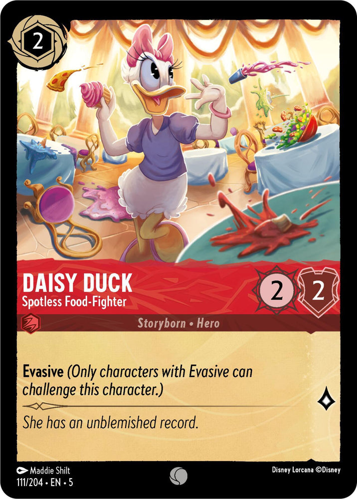 Daisy Duck - Spotless Food-Fighter (111/204) [Shimmering Skies] (ONLINE ORDER ONLY)