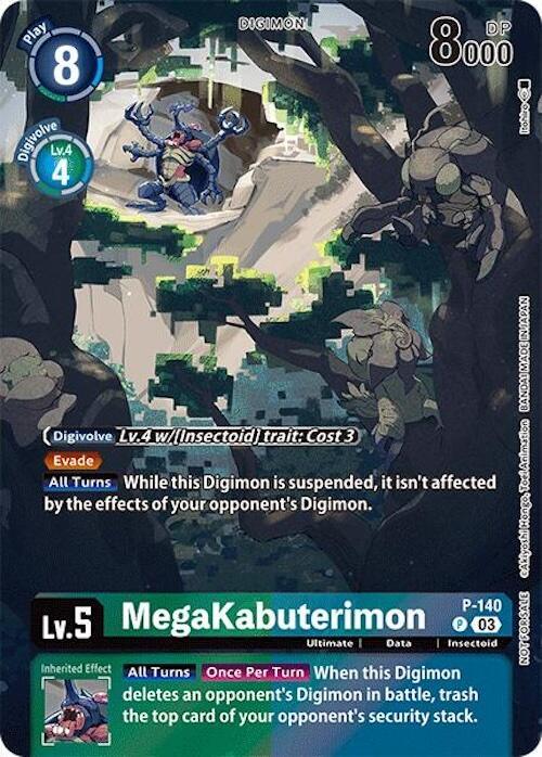 MegaKabuterimon [P-140] (Update Pack 2024) [Secret Crisis] (ONLINE ORDER ONLY)