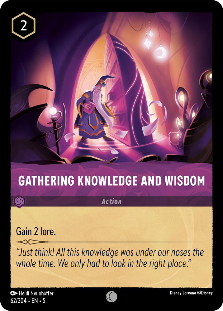 Gathering Knowledge and Wisdom (62/204) [Shimmering Skies] (ONLINE ORDER ONLY)