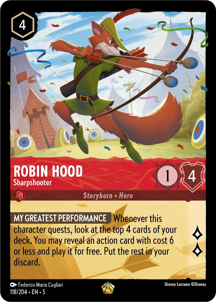 Robin Hood - Sharpshooter (118/204) [Shimmering Skies] (ONLINE ORDER ONLY)