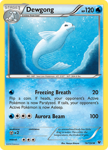 Dewgong (16/124) [XY: Fates Collide] (Online Only)