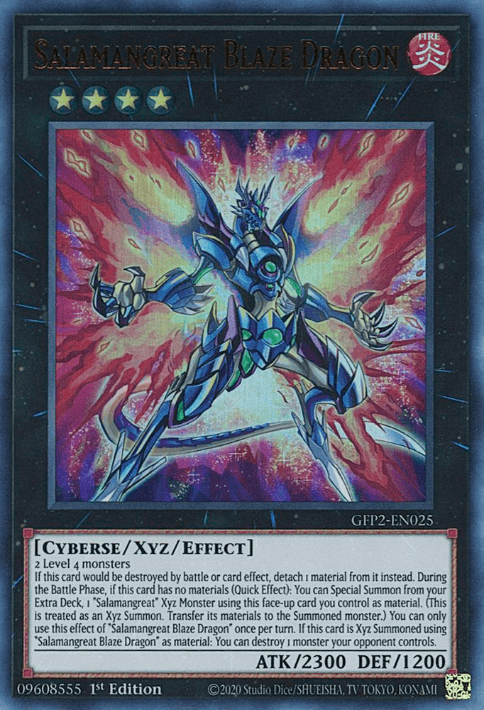 Salamangreat Blaze Dragon [GFP2-EN025] Ultra Rare (ONLINE ORDER ONLY)