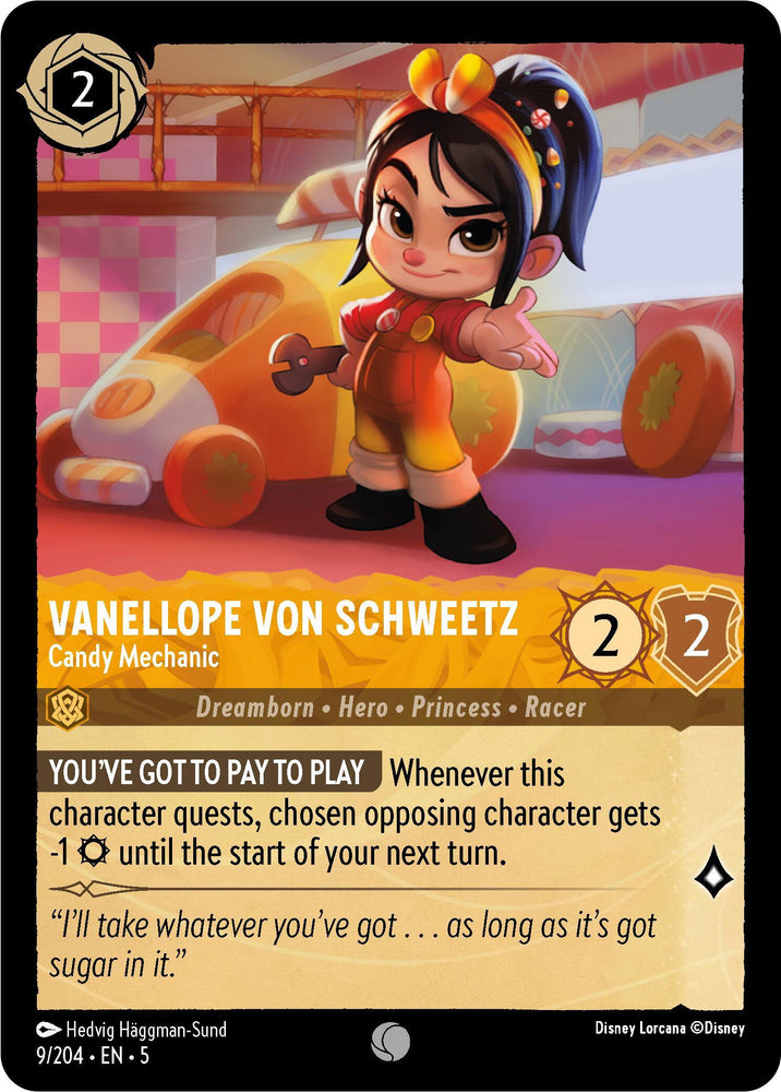 Vanellope von Schweetz - Candy Mechanic (9/204) [Shimmering Skies] (ONLINE ORDER ONLY)