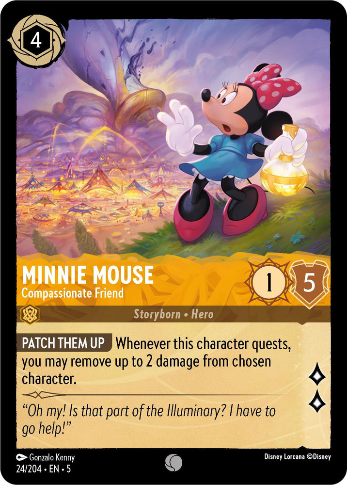 Minnie Mouse - Compassionate Friend (24/204) [Shimmering Skies] (ONLINE ORDER ONLY)