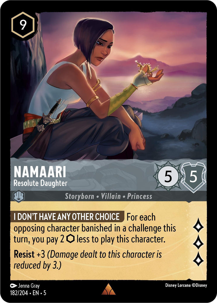 Namaari - Resolute Daughter (182/204) [Shimmering Skies] (ONLINE ORDER ONLY)