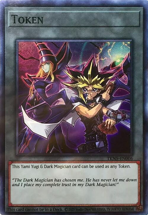 Token: Yami Yugi & Dark Magician [TKN5-EN006] Super Rare (ONLINE ORDER ONLY)