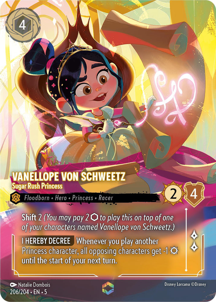 Vanellope von Schweetz - Sugar Rush Princess (Enchanted) (206/204) [Shimmering Skies] (ONLINE ORDER ONLY)
